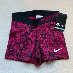 Nike Pro Women’s Pink Patterned Training Spandex